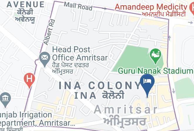 Amritsar - Hotel Sukhman International Maps