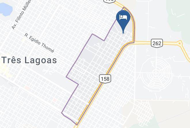 Tres Lagoas - Hotel Sul Tres Lagoas Maps