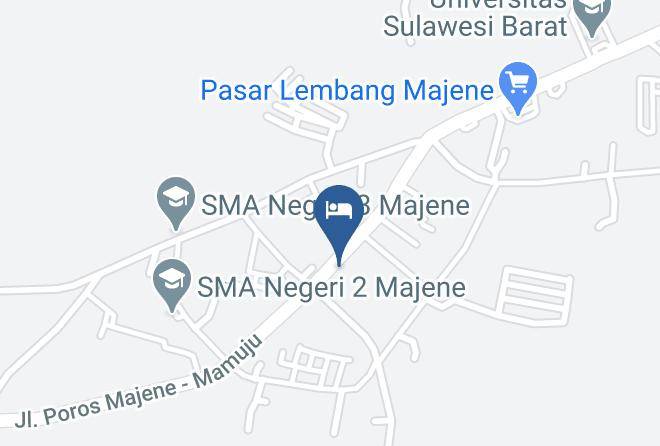 Majene Regency - Hotel Sulawesi Maps