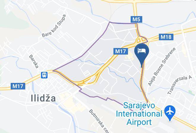 Sarajevo - Hotel Suljovic Maps