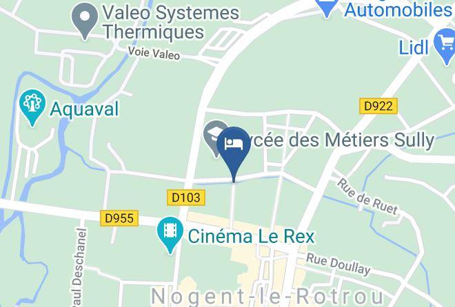 Eure Et Loir - Logis Hotel Sully Maps