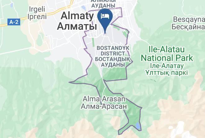 Almaty City - Hotel Sultan Maps