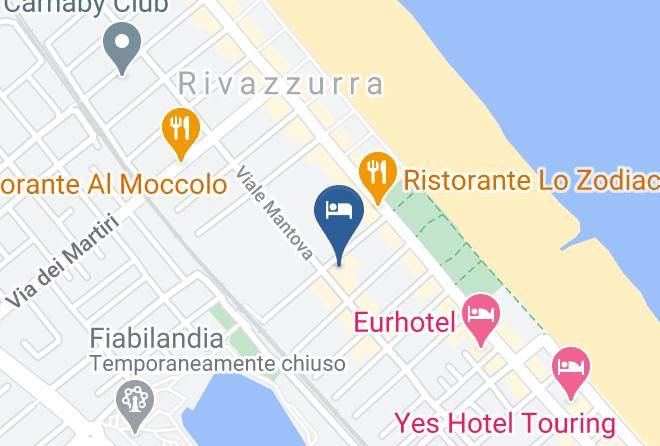 Rimini - Hotel Sultano Di Della Vista Srl Maps