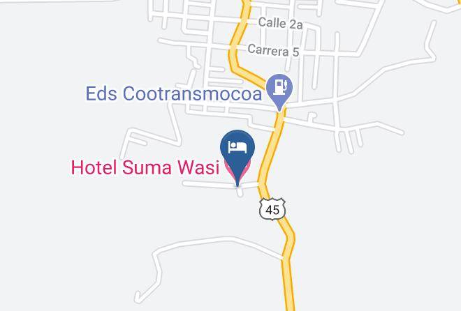 Mocoa - Hotel Suma Wasi Maps