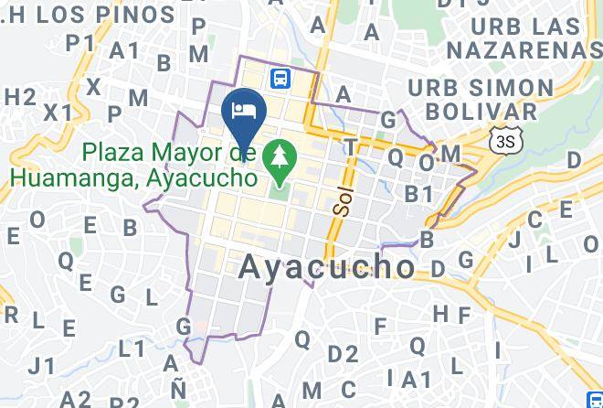 Huamanga - Hotel Sumaq Dreams Ayacucho Maps
