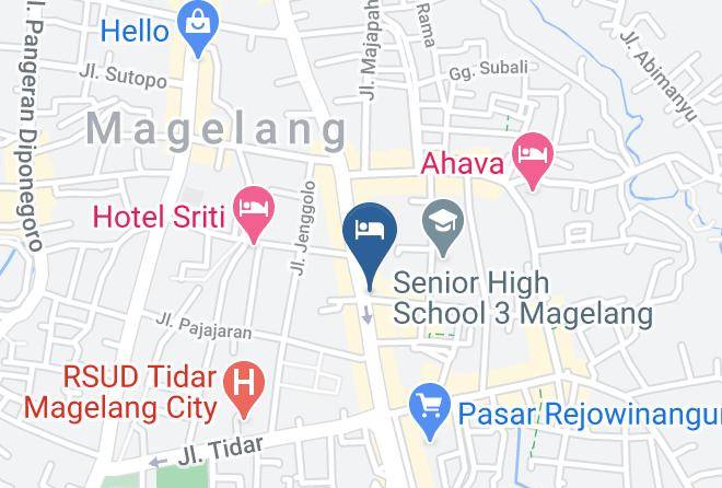 Kota Magelang - Hotel Sumber Waras Maps
