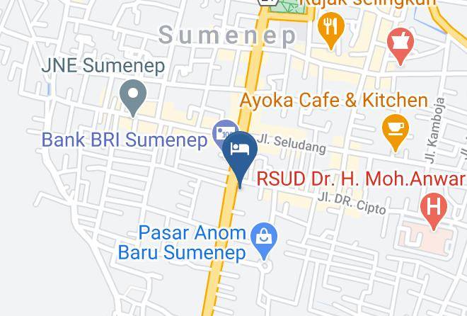 Sumenep Regency - Hotel Sumekar Maps