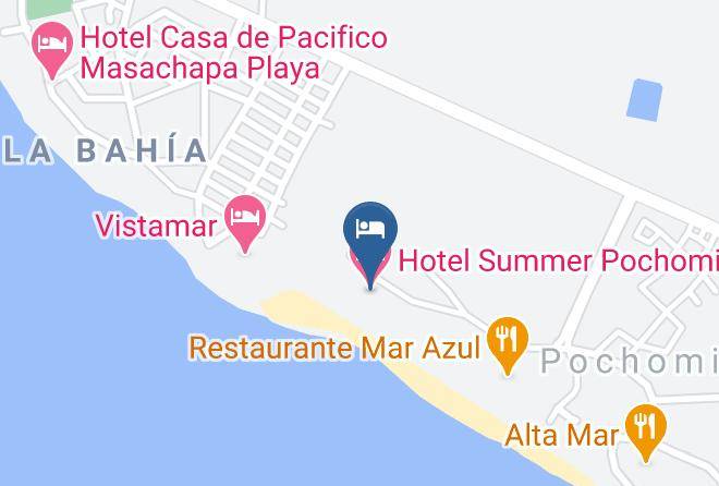 San Rafael Del Sur - Hotel Summer Pochomil Maps