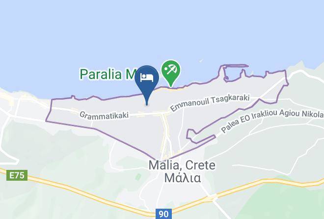 Iraklion - Hotel Sun Beach Maps