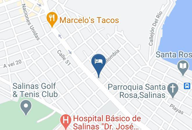 Salinas - Hotel Sun Beach Maps