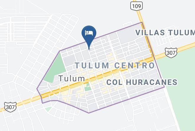 Tulum - Hotel Sun Caribbean Dreams Maps