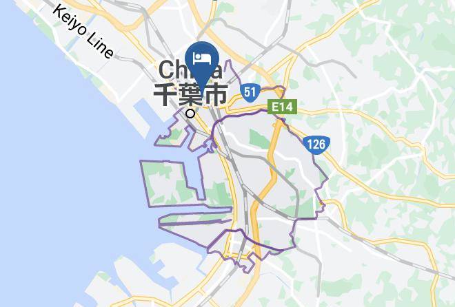 Chiba City Chuo Ward - Hotel Sun City Chiba Maps