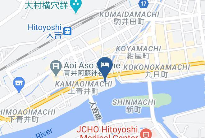 Hitoyoshi City - Hotel Sun Hitoyoshi Maps