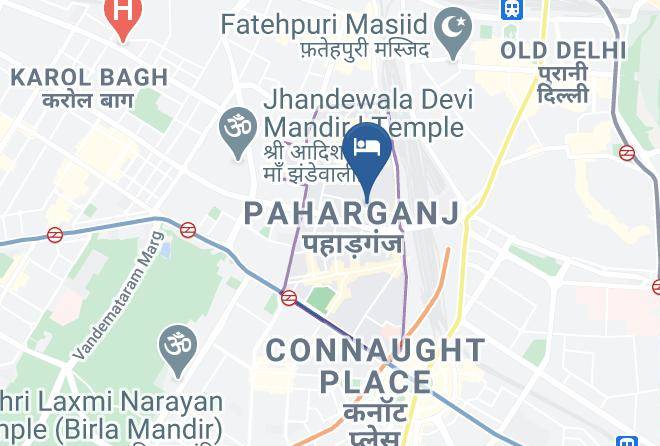 Hotel Sun International Delhi Map
