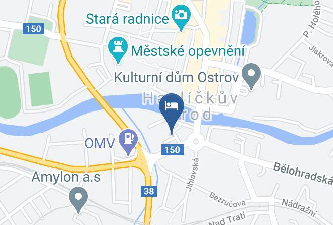 Havlickuv Brod - Svejk Restaurant Hotel Slunce Maps