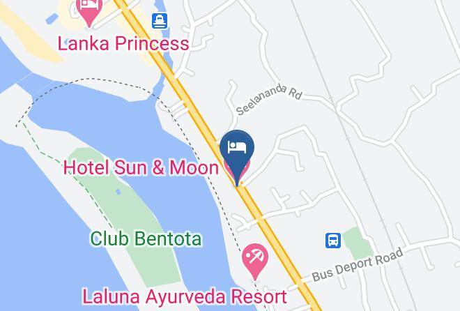 Colombo - Hotel Sun & Moon Maps