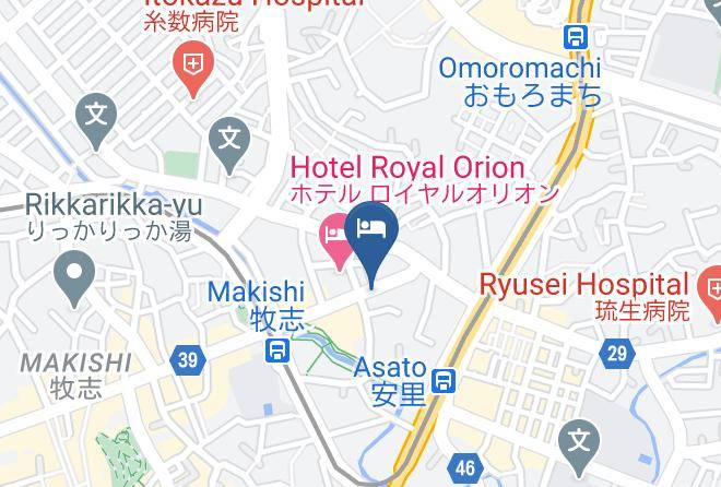 Naha City - Hotel Sun Queen Maps