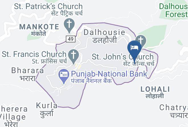 Dalhousie Sub District - Hotel Sun Rise Dalhousie Maps