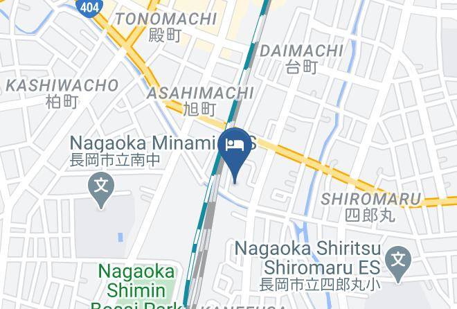 Nagaoka City - Hotel Sun Rolla Maps