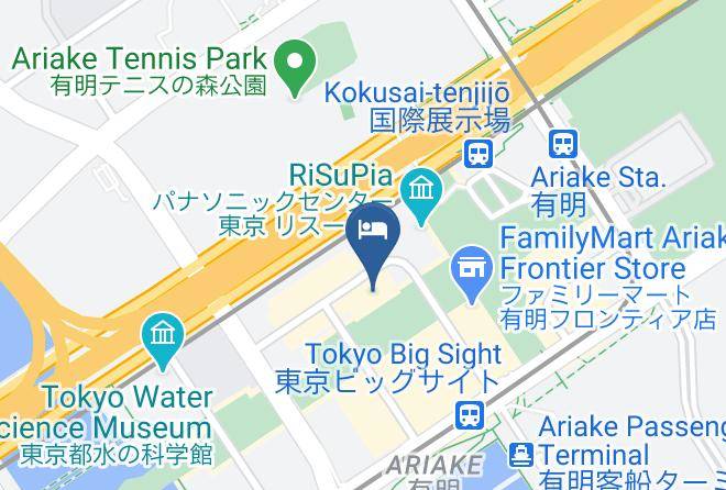 Koto Ward - Sotetsu Grand Fresa Tokyo Bay Ariake Maps