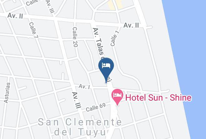 Mar Del Tuyu - Hotel Correa Maps