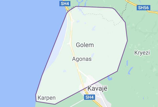 Kavaje - Hotel Sunborn Maps