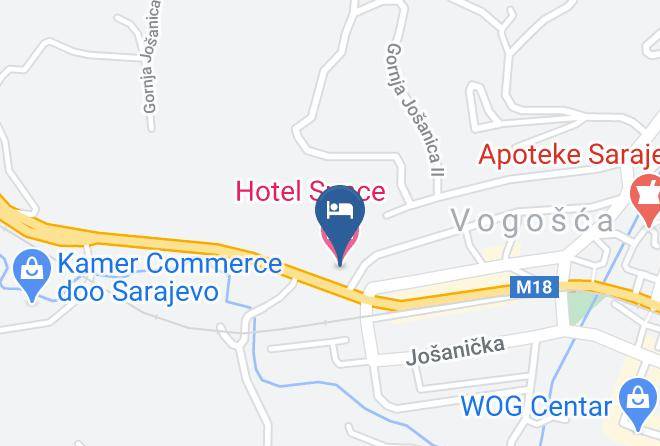 Sarajevo - Hotel Sunce Maps