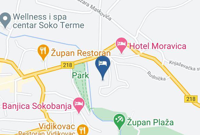 Zajecar District - Hotel Sunce Maps