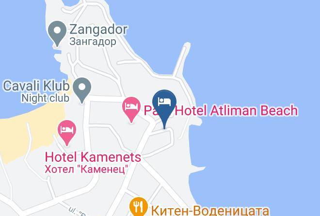 Primorsko - Hotel Sunday Kiten Maps