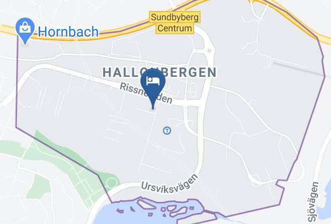 Hotel Sundbyberg Map