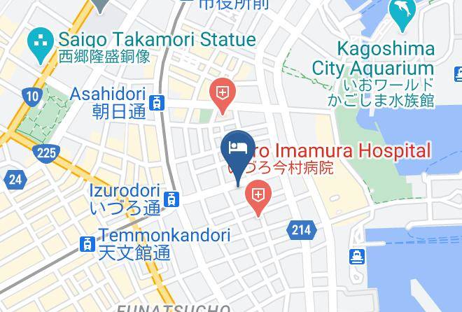 Kagoshima City - Hotel Sunflex Kagoshima Maps