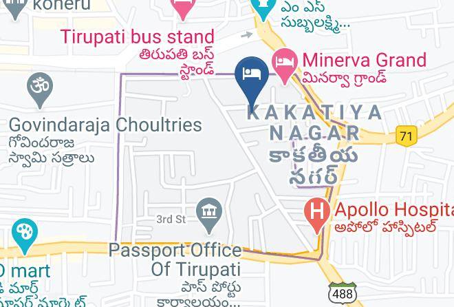 Hotel Sunil Krishna Map