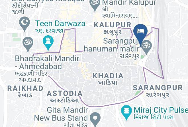 Ahmadabad - Hotel Sunrise Maps