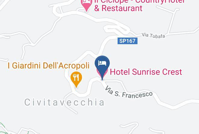 Hotel Sunrise Crest Map