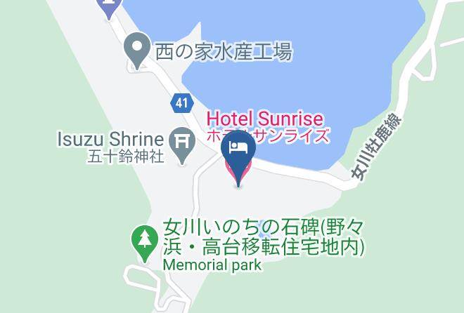 Onagawa Townoshika District - Hotel Sunrise Maps