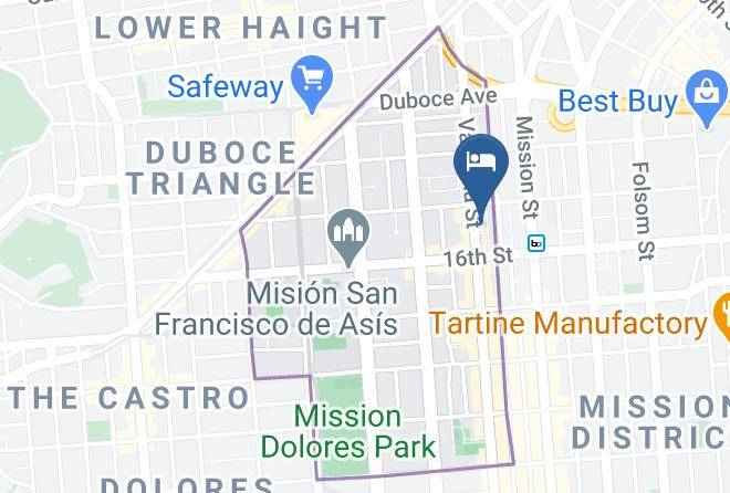 San Francisco - Hotel Sunrise Maps