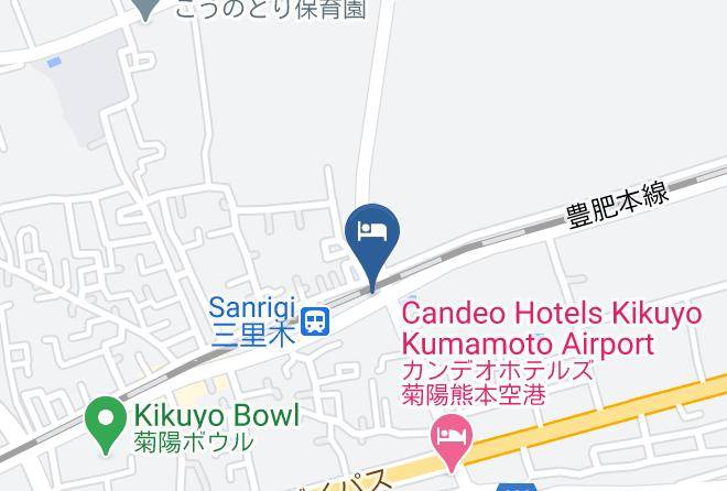 Kikuyo Townkikuchi District - Hotel Sunroad Kumamoto Maps