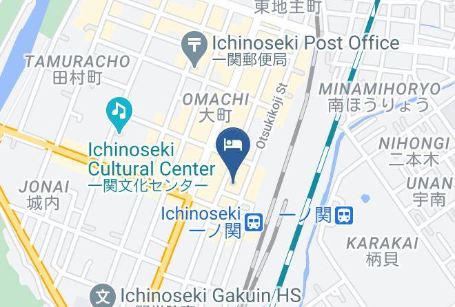 Ichinoseki City - Hotel Sunroute Ichinoseki Maps