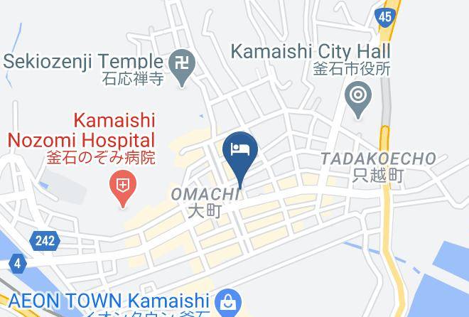 Kamaishi City - Hotel Sunroute Kamaishi Maps