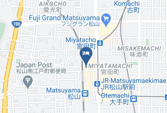 Matsuyama City - Hotel Sunroute Matsuyama Maps