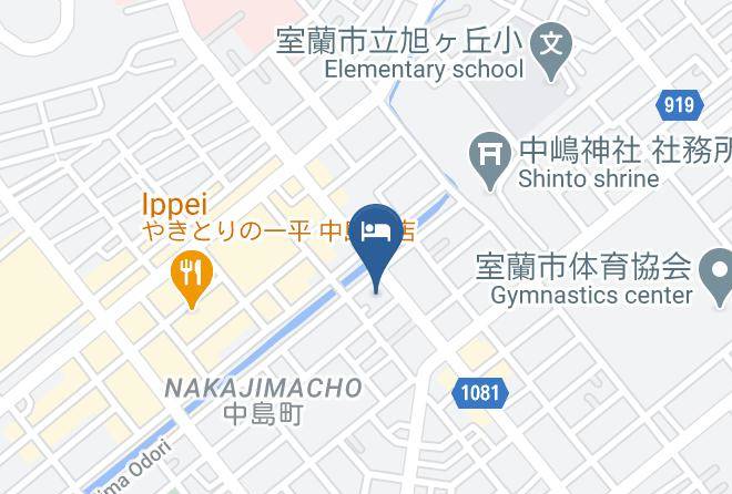 Muroran City - Hotel Sunroute Muroran Maps