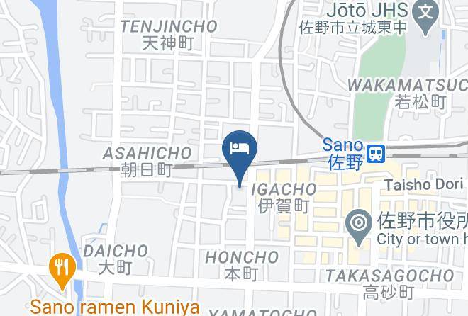 Sano City - Hotel Sunroute Sano Maps