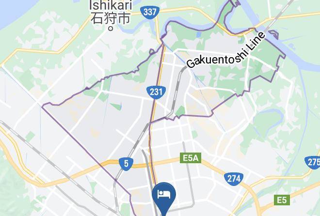 Hotel Sunroute Sapporo Map