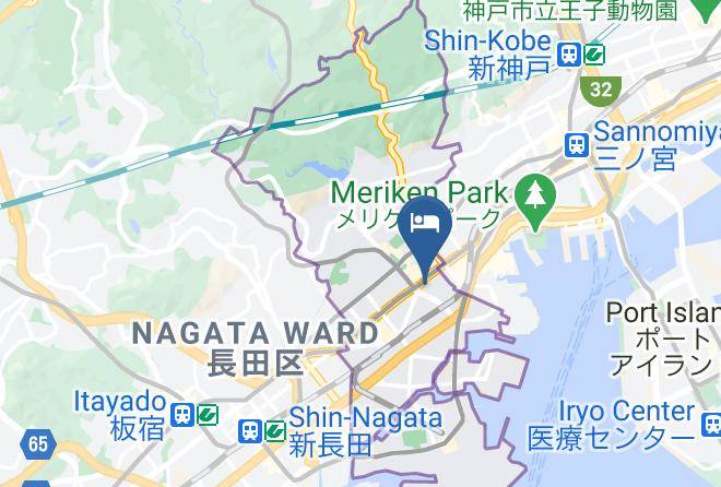 Kobe City Hyogo Ward - Hotel Sunroute Sopra Kobe Annesso Maps