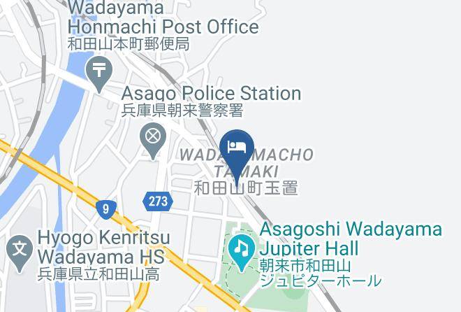 Asago City - Hotel Sunroute Wadayama Maps