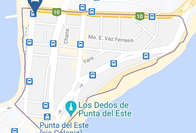 Punta Del Este - Hotel Sunset Beach Maps
