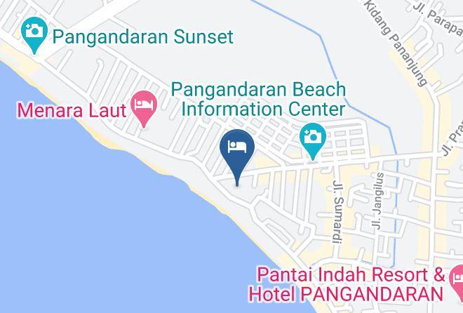 Pangandaran Regency - Hotel Sunset Maps