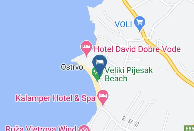 Hotel Sunset Dobre Vode Map