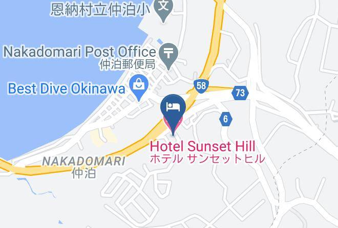 Hotel Sunset Hill Map