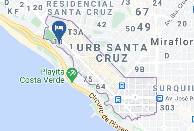 Miraflores - Hotel Sunset Mar Maps